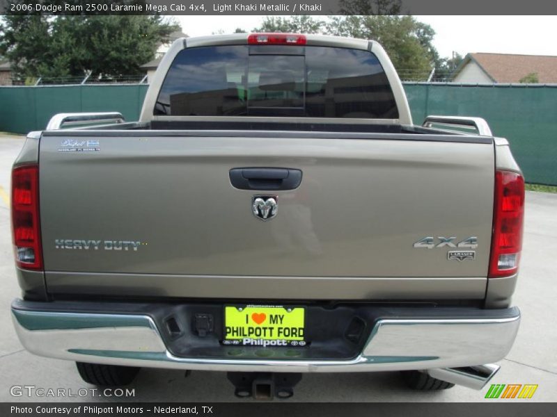 Light Khaki Metallic / Khaki 2006 Dodge Ram 2500 Laramie Mega Cab 4x4