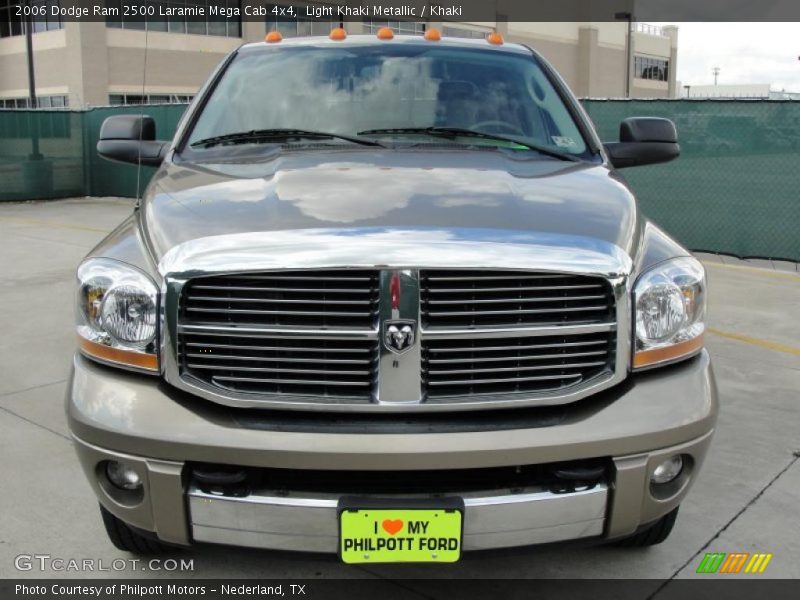 Light Khaki Metallic / Khaki 2006 Dodge Ram 2500 Laramie Mega Cab 4x4