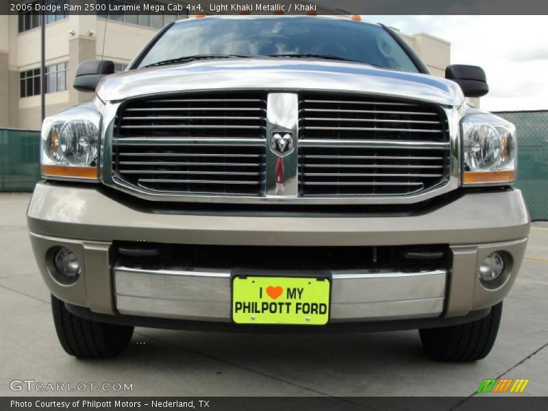 Light Khaki Metallic / Khaki 2006 Dodge Ram 2500 Laramie Mega Cab 4x4