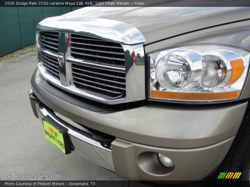 Light Khaki Metallic / Khaki 2006 Dodge Ram 2500 Laramie Mega Cab 4x4