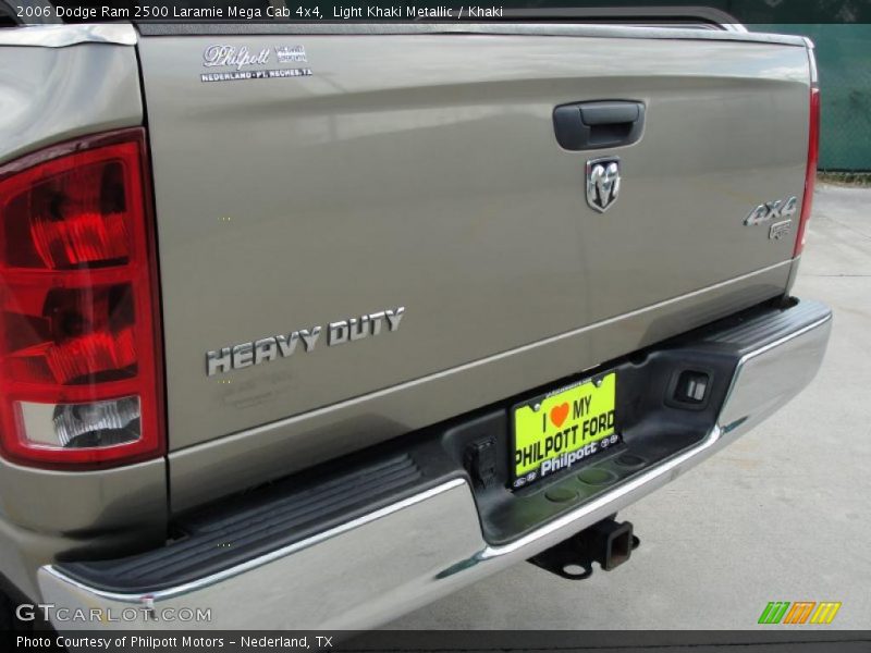 Light Khaki Metallic / Khaki 2006 Dodge Ram 2500 Laramie Mega Cab 4x4