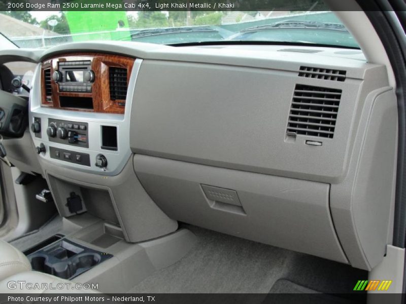 Light Khaki Metallic / Khaki 2006 Dodge Ram 2500 Laramie Mega Cab 4x4