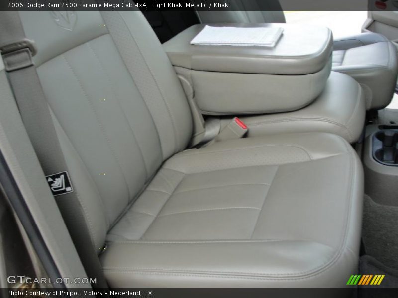 Light Khaki Metallic / Khaki 2006 Dodge Ram 2500 Laramie Mega Cab 4x4