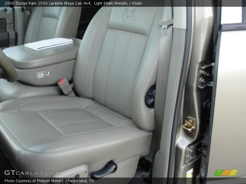Light Khaki Metallic / Khaki 2006 Dodge Ram 2500 Laramie Mega Cab 4x4