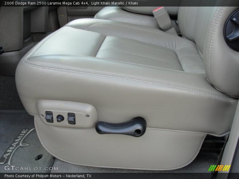 Light Khaki Metallic / Khaki 2006 Dodge Ram 2500 Laramie Mega Cab 4x4