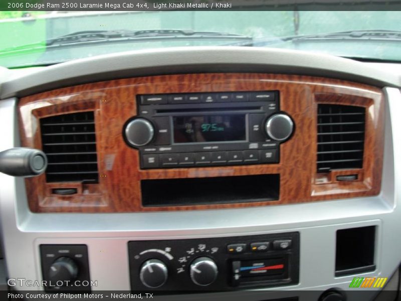 Light Khaki Metallic / Khaki 2006 Dodge Ram 2500 Laramie Mega Cab 4x4
