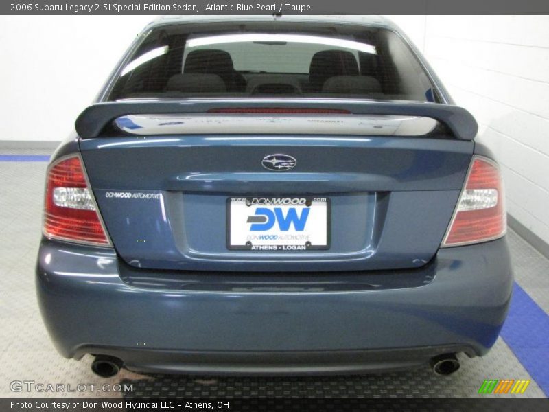 Atlantic Blue Pearl / Taupe 2006 Subaru Legacy 2.5i Special Edition Sedan