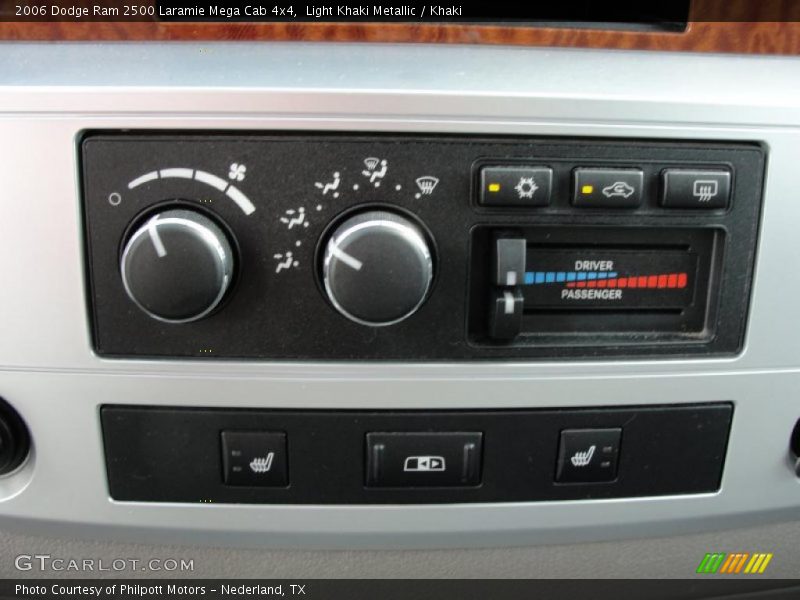 Controls of 2006 Ram 2500 Laramie Mega Cab 4x4