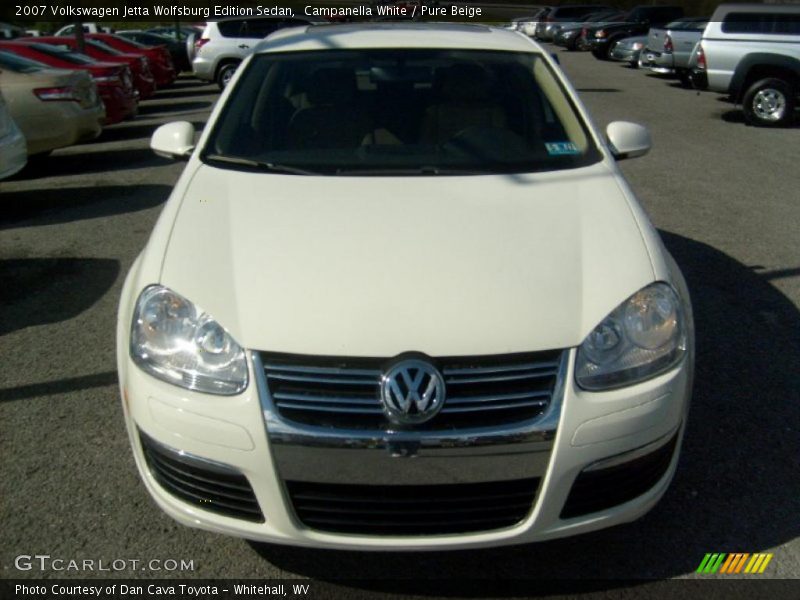 Campanella White / Pure Beige 2007 Volkswagen Jetta Wolfsburg Edition Sedan