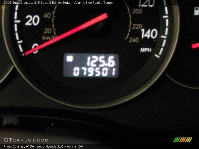 Atlantic Blue Pearl / Taupe 2006 Subaru Legacy 2.5i Special Edition Sedan