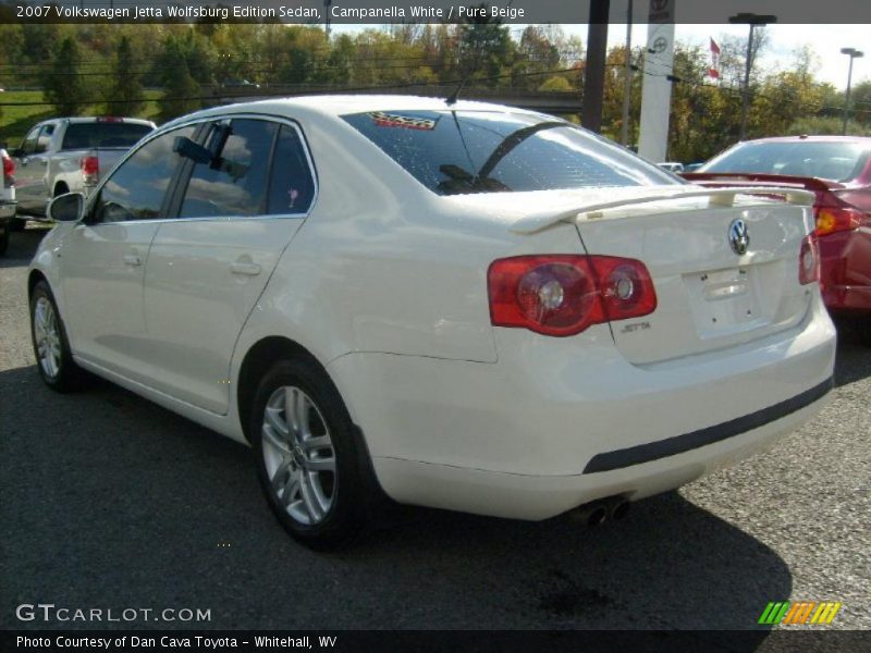Campanella White / Pure Beige 2007 Volkswagen Jetta Wolfsburg Edition Sedan