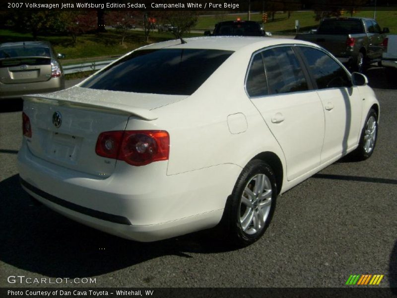 Campanella White / Pure Beige 2007 Volkswagen Jetta Wolfsburg Edition Sedan