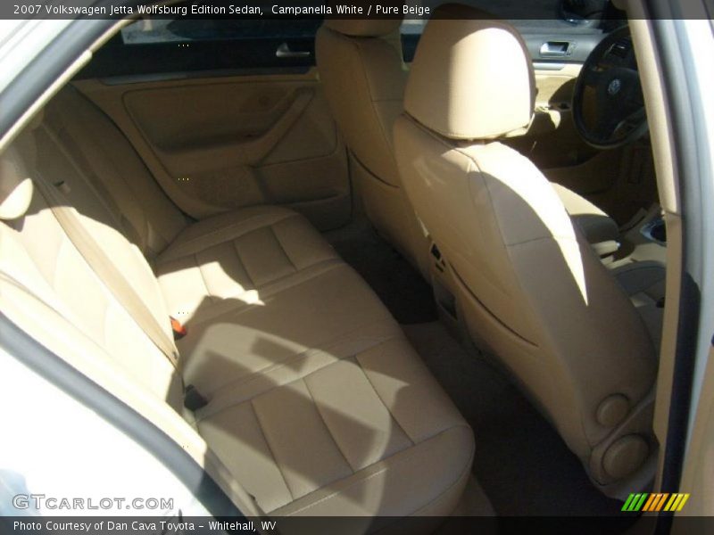 Campanella White / Pure Beige 2007 Volkswagen Jetta Wolfsburg Edition Sedan