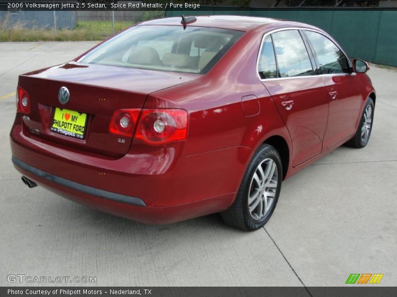 Spice Red Metallic / Pure Beige 2006 Volkswagen Jetta 2.5 Sedan