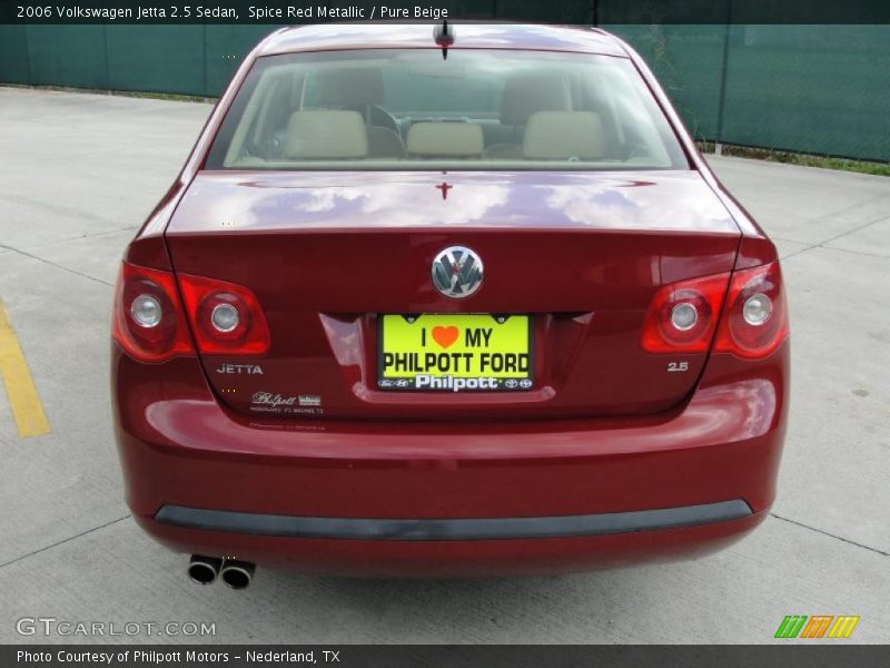 Spice Red Metallic / Pure Beige 2006 Volkswagen Jetta 2.5 Sedan