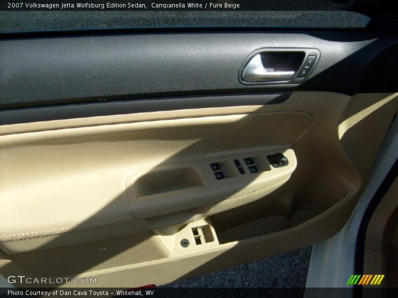 Campanella White / Pure Beige 2007 Volkswagen Jetta Wolfsburg Edition Sedan