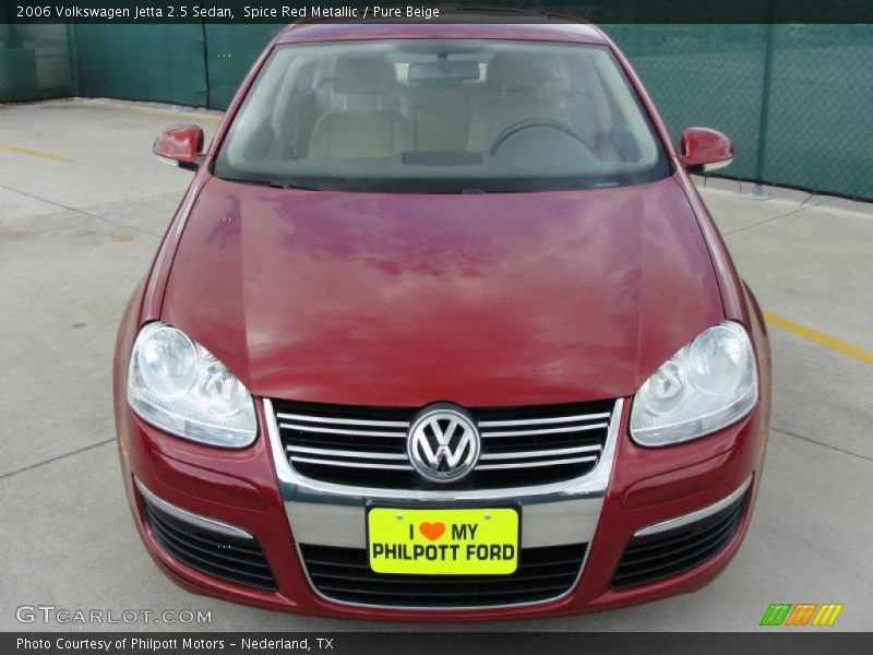 Spice Red Metallic / Pure Beige 2006 Volkswagen Jetta 2.5 Sedan