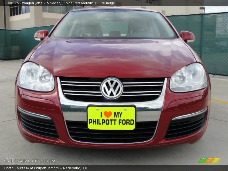 Spice Red Metallic / Pure Beige 2006 Volkswagen Jetta 2.5 Sedan