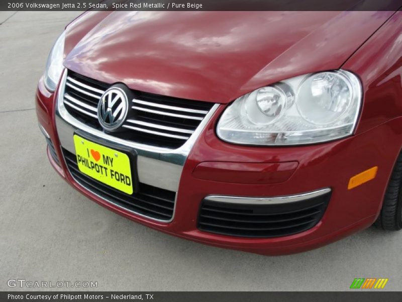 Spice Red Metallic / Pure Beige 2006 Volkswagen Jetta 2.5 Sedan