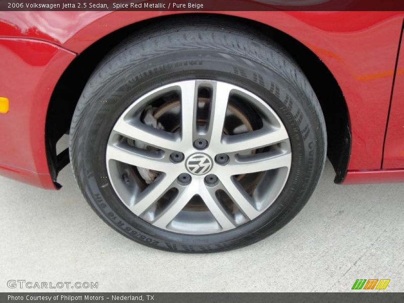 Spice Red Metallic / Pure Beige 2006 Volkswagen Jetta 2.5 Sedan