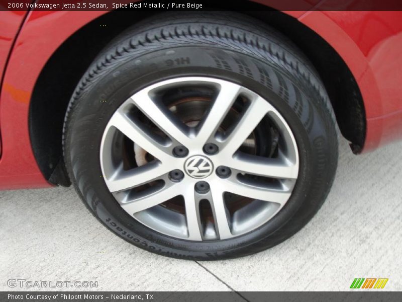 Spice Red Metallic / Pure Beige 2006 Volkswagen Jetta 2.5 Sedan
