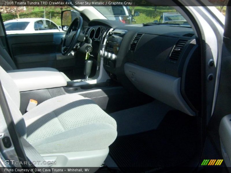 Silver Sky Metallic / Graphite Gray 2008 Toyota Tundra TRD CrewMax 4x4