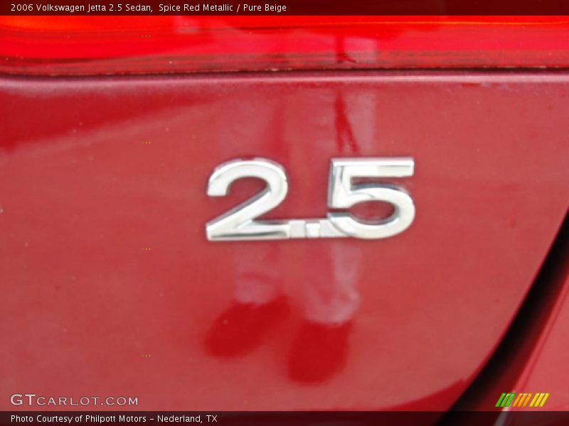 Spice Red Metallic / Pure Beige 2006 Volkswagen Jetta 2.5 Sedan