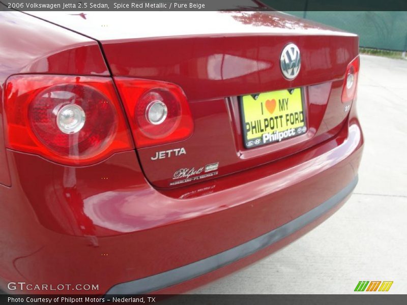 Spice Red Metallic / Pure Beige 2006 Volkswagen Jetta 2.5 Sedan
