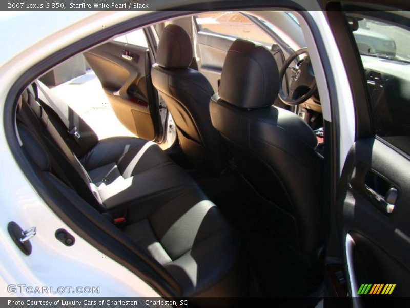 Starfire White Pearl / Black 2007 Lexus IS 350