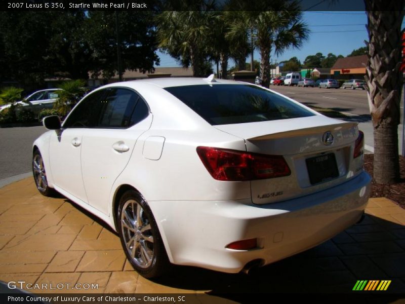Starfire White Pearl / Black 2007 Lexus IS 350