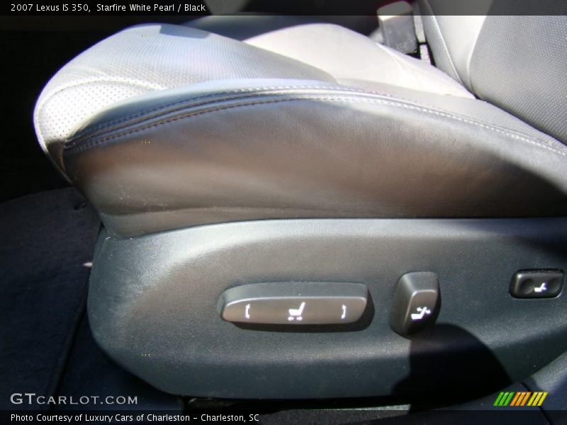 Starfire White Pearl / Black 2007 Lexus IS 350