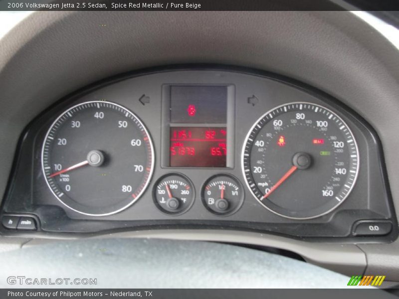  2006 Jetta 2.5 Sedan 2.5 Sedan Gauges