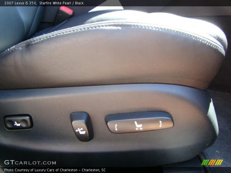 Starfire White Pearl / Black 2007 Lexus IS 350