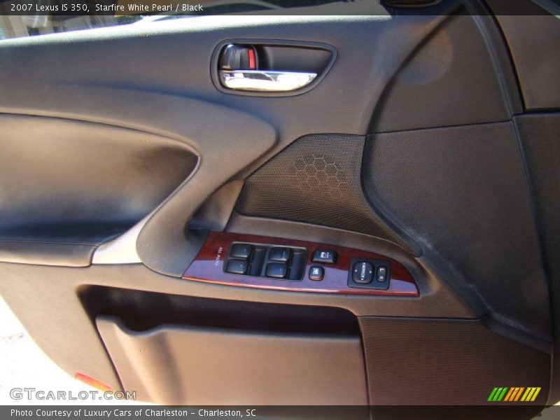 Starfire White Pearl / Black 2007 Lexus IS 350