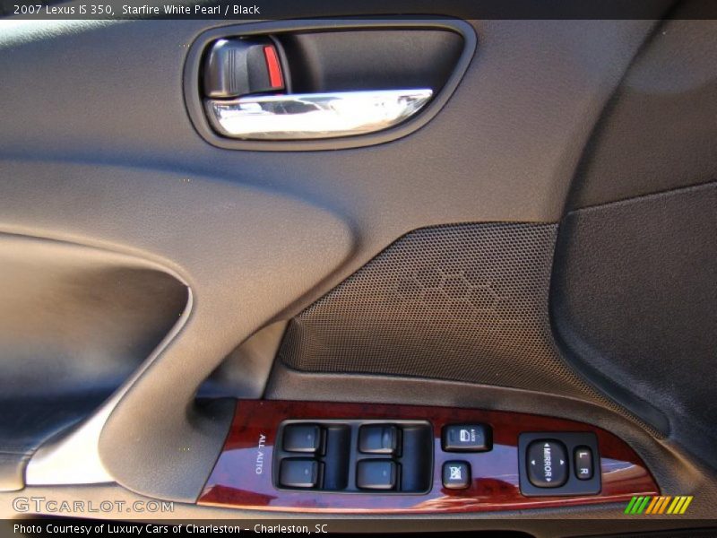 Starfire White Pearl / Black 2007 Lexus IS 350