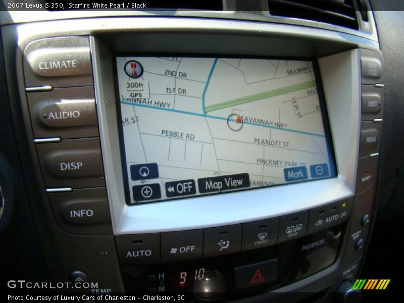 Navigation of 2007 IS 350