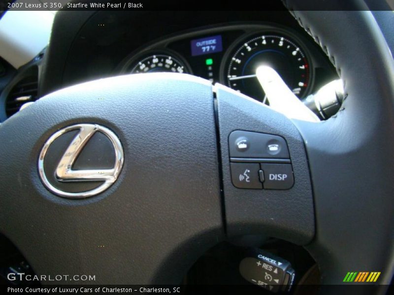 Starfire White Pearl / Black 2007 Lexus IS 350