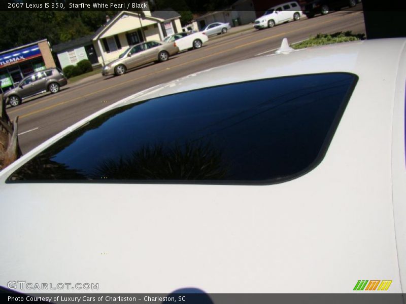 Starfire White Pearl / Black 2007 Lexus IS 350