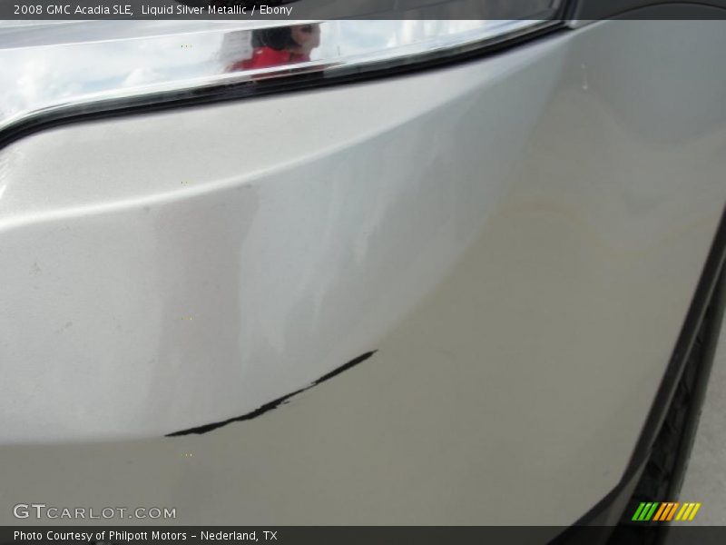 Liquid Silver Metallic / Ebony 2008 GMC Acadia SLE