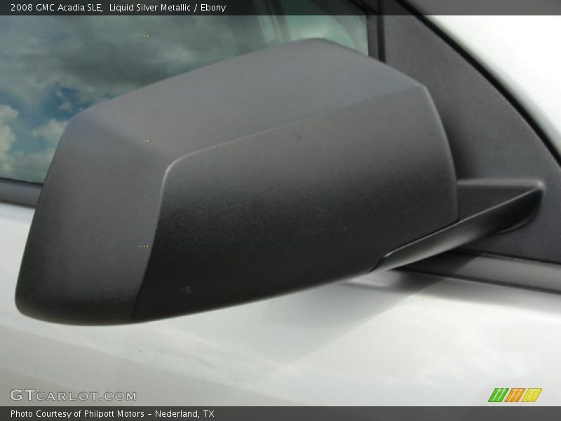 Liquid Silver Metallic / Ebony 2008 GMC Acadia SLE