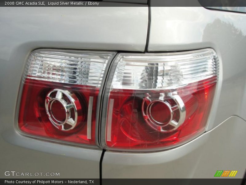 Liquid Silver Metallic / Ebony 2008 GMC Acadia SLE