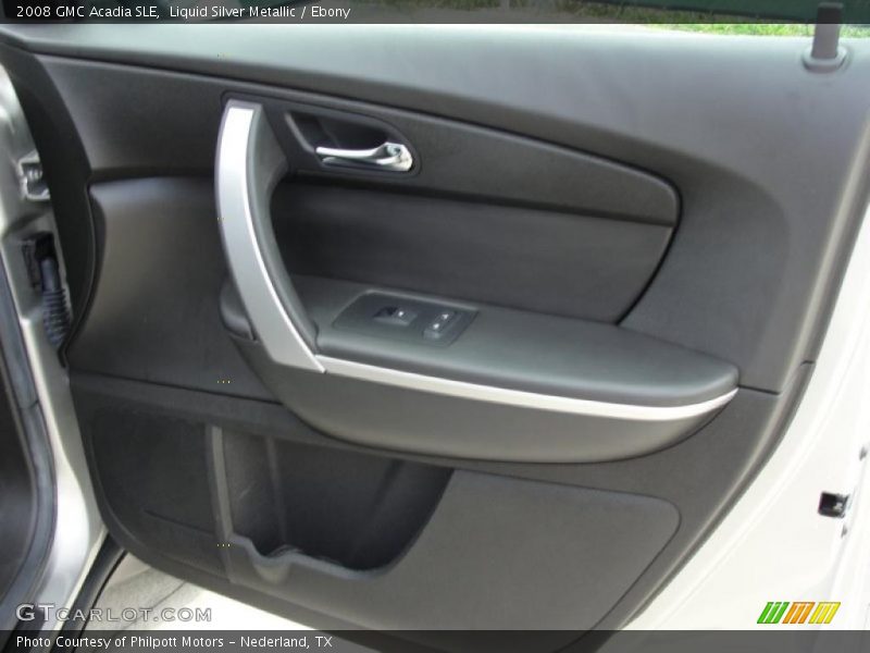 Liquid Silver Metallic / Ebony 2008 GMC Acadia SLE