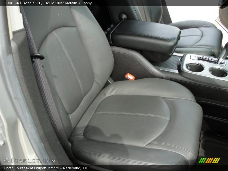 Liquid Silver Metallic / Ebony 2008 GMC Acadia SLE
