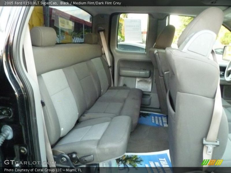 Black / Medium Flint/Dark Flint Grey 2005 Ford F150 XLT SuperCab
