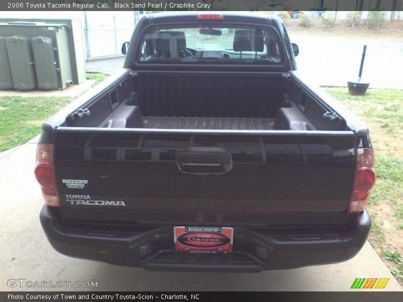Black Sand Pearl / Graphite Gray 2006 Toyota Tacoma Regular Cab