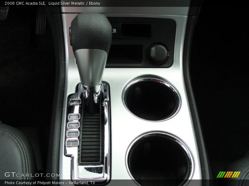 Liquid Silver Metallic / Ebony 2008 GMC Acadia SLE