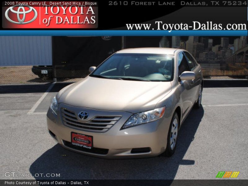Desert Sand Mica / Bisque 2008 Toyota Camry LE