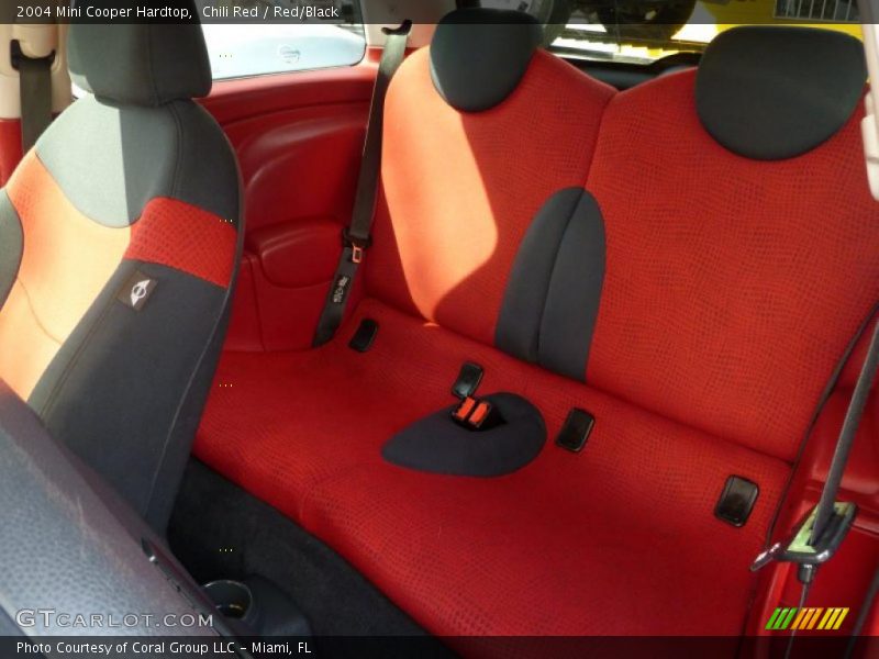  2004 Cooper Hardtop Red/Black Interior