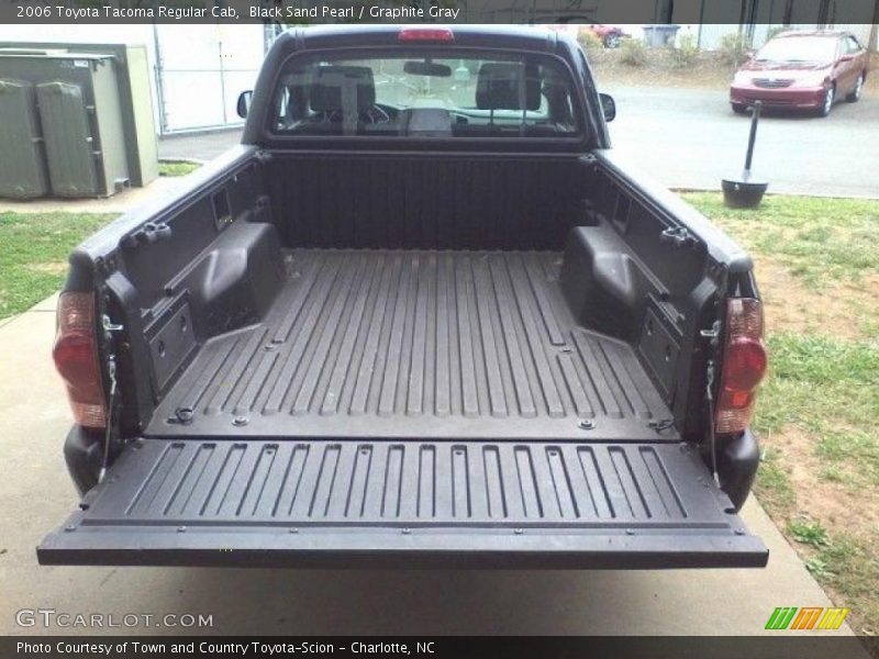 Black Sand Pearl / Graphite Gray 2006 Toyota Tacoma Regular Cab