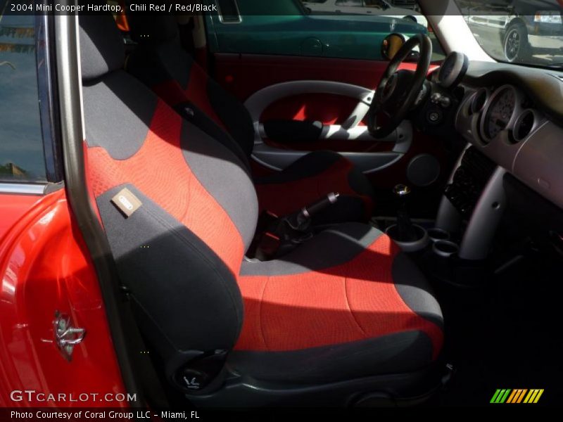  2004 Cooper Hardtop Red/Black Interior